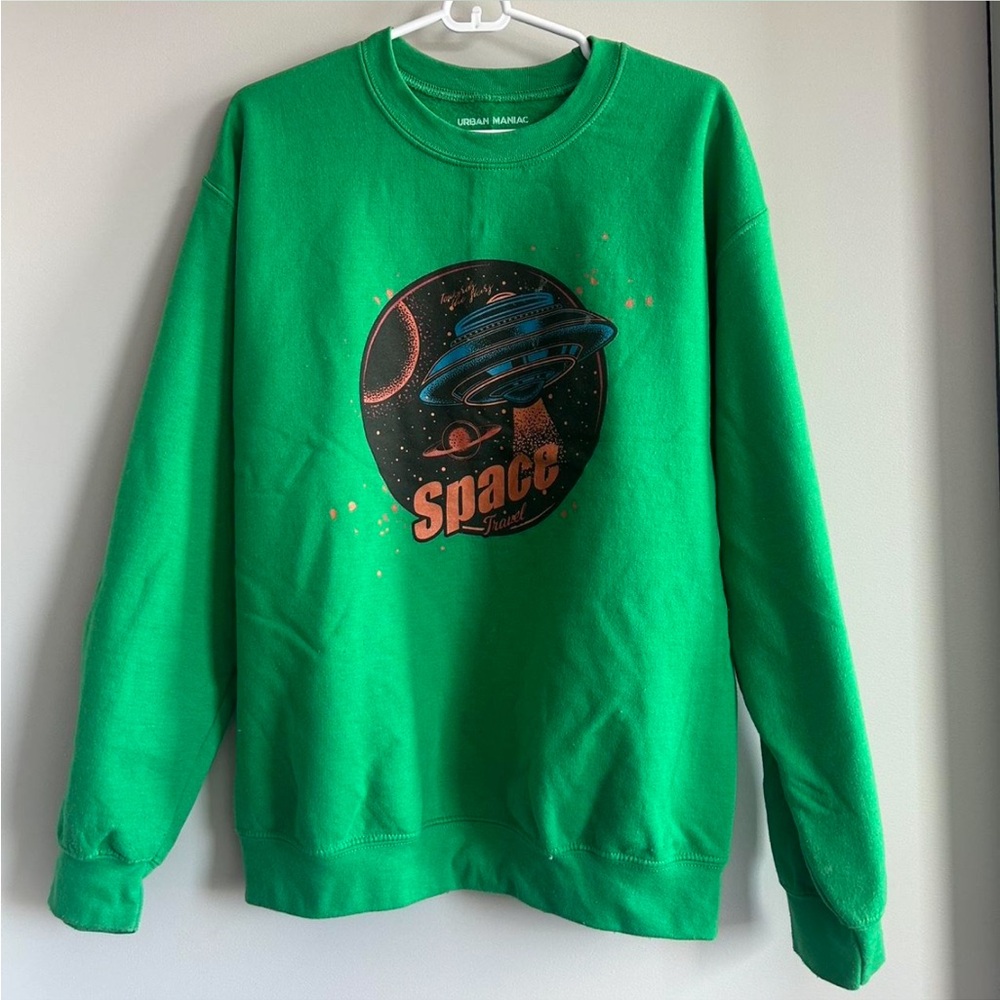 Urban Maniac Green Space Graphic Sweatshirt